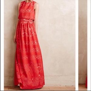 Erin Fetherston Lace anthropology Dress